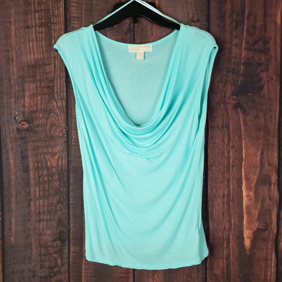 MICHAEL Michael Kors Tops - Michael Kors Mint Cowl Neck Top XS